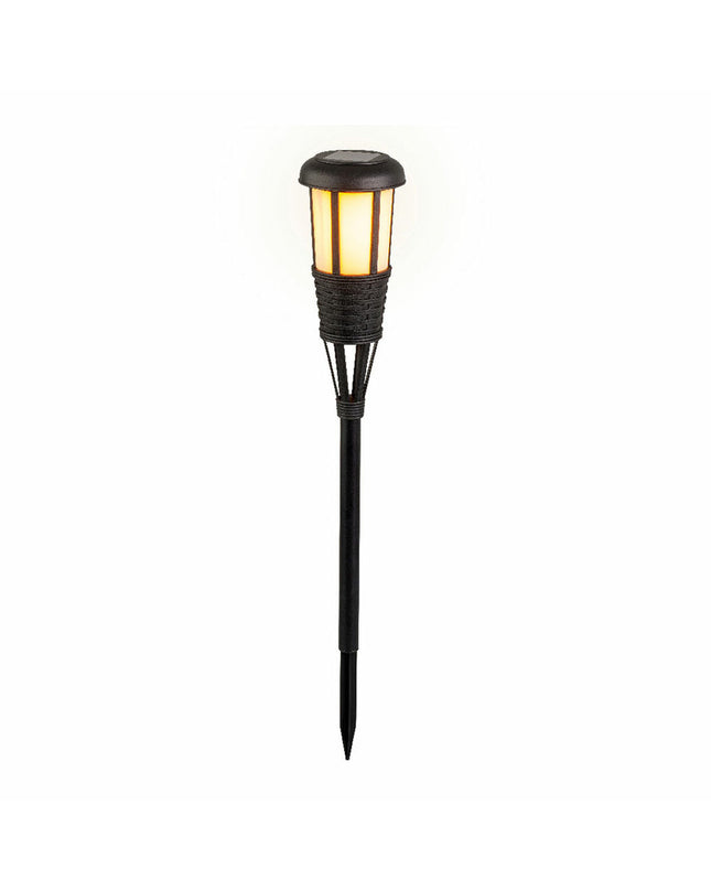 Lumineo solar garden lighting in outdoor yard, 61x10 cm, decorative outdoor lighting with solar panel and warm glow.