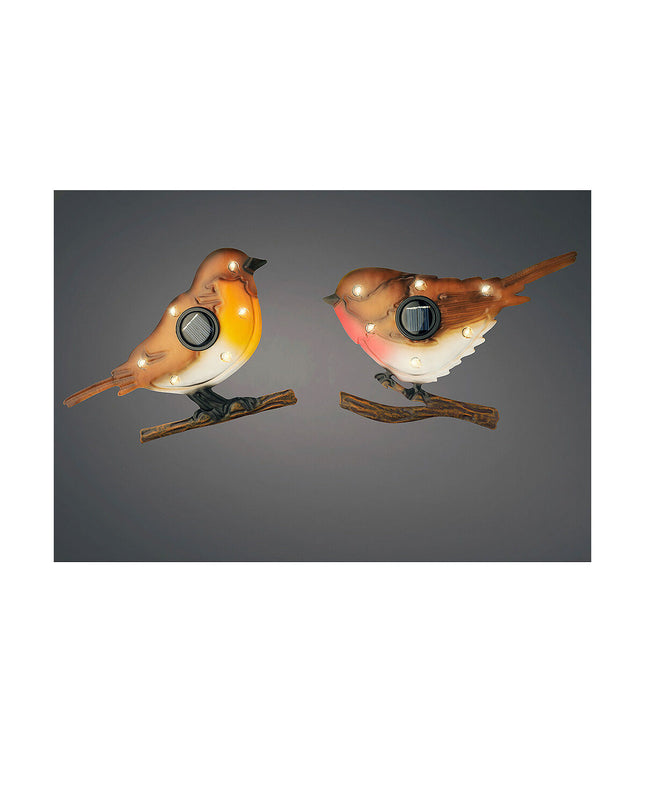 Decorative Lumineo metal garden bird figurine, outdoor garden decor, 18 x 4.5 x 13 cm, suitable for outdoor decoration.
