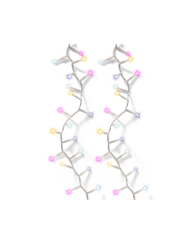Outdoor Lumineo LED light garland for garden decoration, featuring warm white string lights for outdoor ambiance.