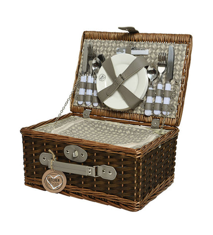 Outdoor picnic set by BigBuy Outdoor with 28x40x20 cm size, ideal for camping and outdoor activities.