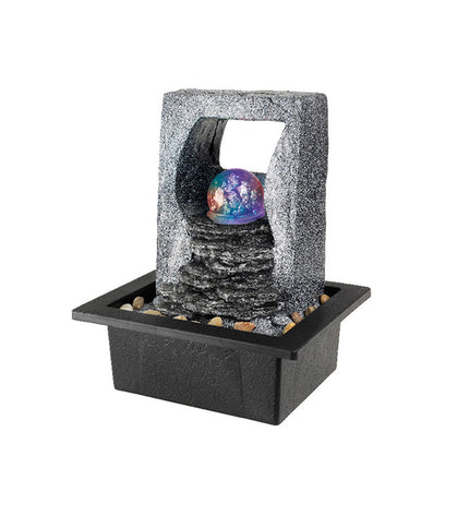 Lumineo Lumineo Hars modern tuin decoratie voor buiten, outdoor garden ornament with sleek design and natural finish.