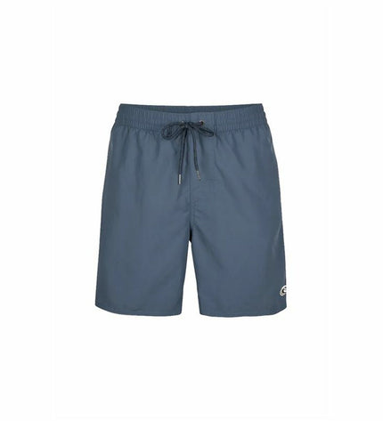 Dark blue O'Neill men's Vert 16'' swim trunks for sports and watersports, featuring a comfortable fit and vibrant design.