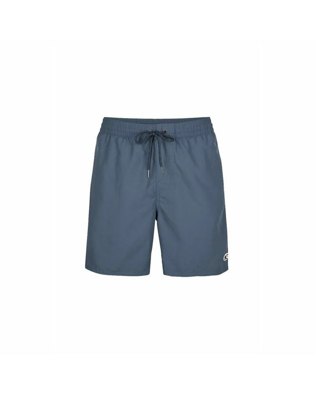 Dark blue O'Neill men's Vert 16'' swim trunks for sports and watersports, featuring a comfortable fit and vibrant design.