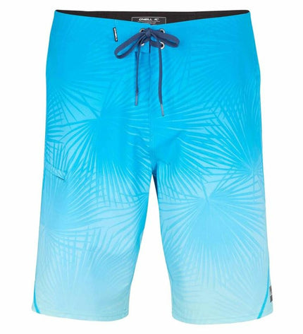 O'Neill Hyperfreak Heat S-Seam Fade men's 21-inch watersport swim trunk with vibrant fade design, suitable for sport and outdoor activities.