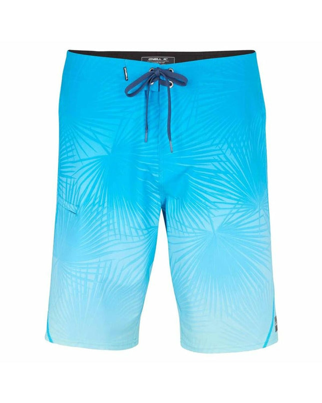 O'Neill Hyperfreak Heat S-Seam Fade men's 21-inch watersport swim trunk with vibrant fade design, suitable for sport and outdoor activities.