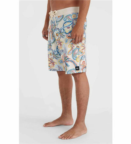 Men's O'Neill Hyperfreak Mysto light blue swim shorts for watersport and outdoor activities, with a comfortable fit.