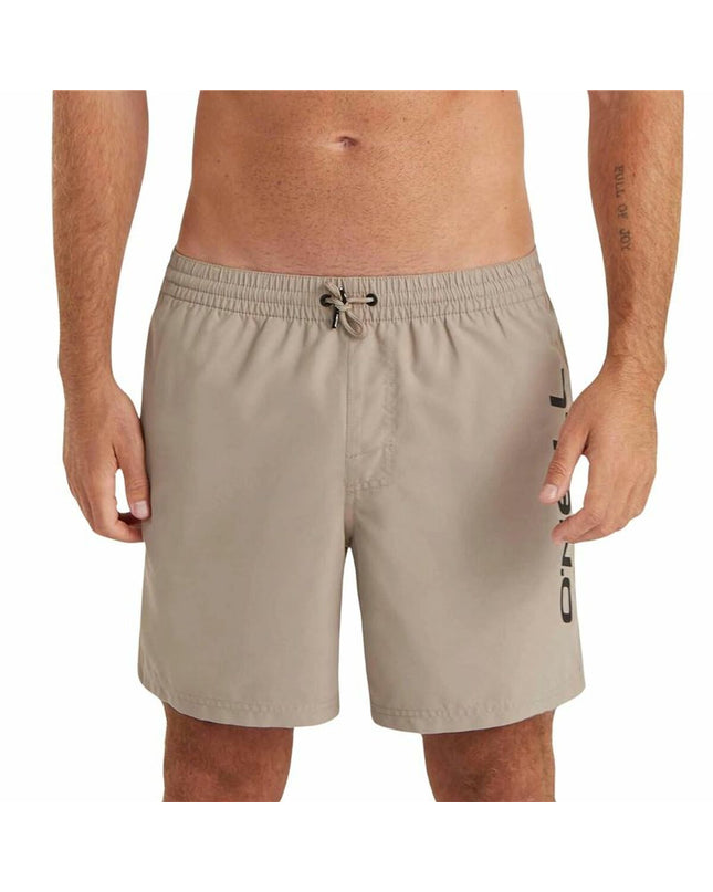O'Neill Cali 16-inch men's swim trunks in blue with quick-dry fabric, suitable for watersports and outdoor swimming activities.