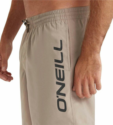 O'Neill Cali 16-inch men's swim trunks in blue, sporty watersport shorts with a quick-dry fabric and elastic waistband.