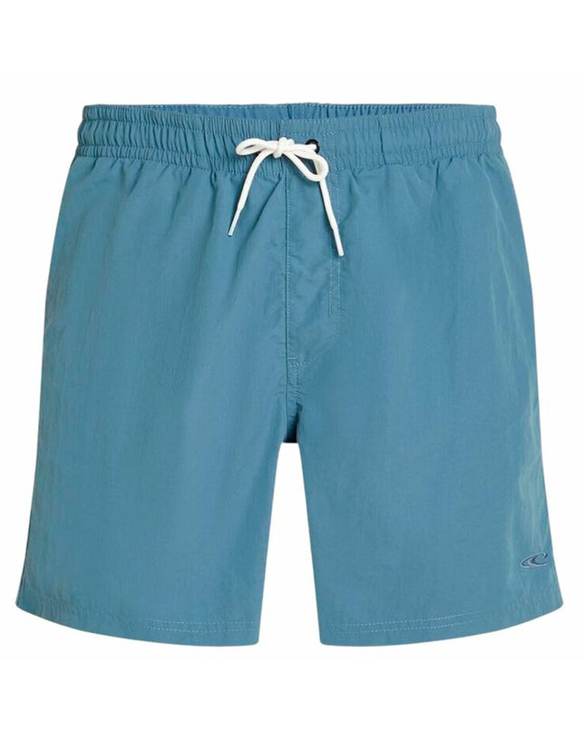 O'Neill Vert 16'' men's blue indigo swim trunks for watersport and outdoor activities, featuring a sporty design and elastic waistband.