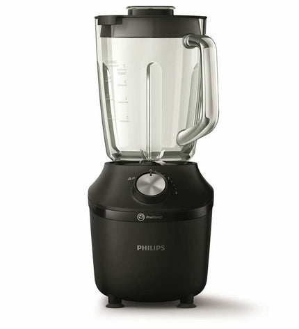 Philips HR2291/01 hand mixer with 600W power in black, featuring 2-liter capacity for home cooking and baking.