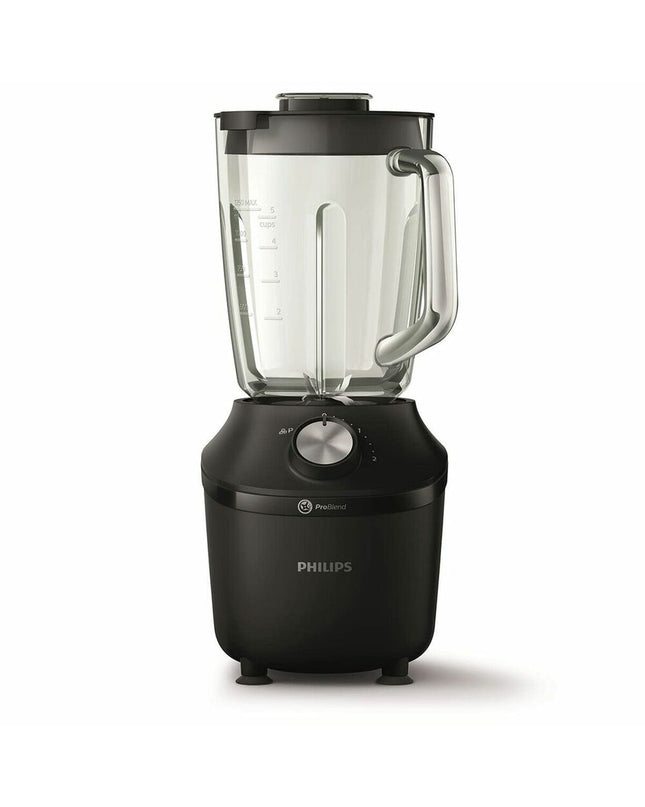 Philips HR2291/01 hand mixer with 600W power in black, featuring 2-liter capacity for home cooking and baking.