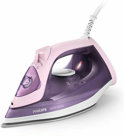 Philips DST3020/20 steam iron with adjustable temperature control and water spray feature for home ironing tasks