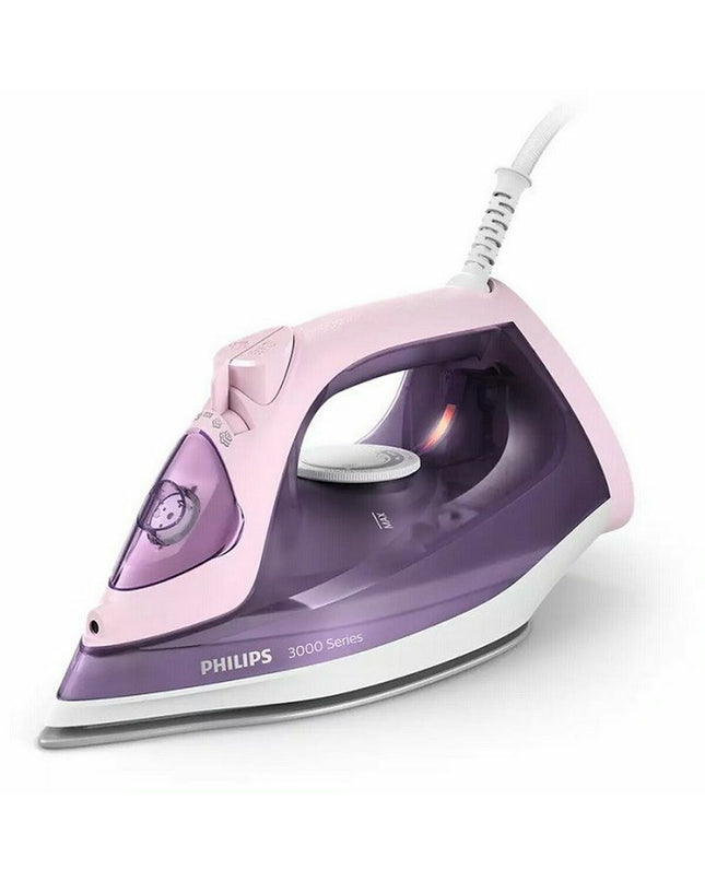 Philips DST3020/20 steam iron with adjustable temperature control and water spray feature for home ironing tasks