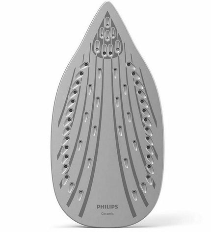 Philips DST3020/20 steam iron with water tank and control dial, designed for home ironing tasks.