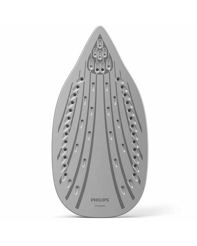 Philips DST3020/20 steam iron with water tank and control dial, designed for home ironing tasks.