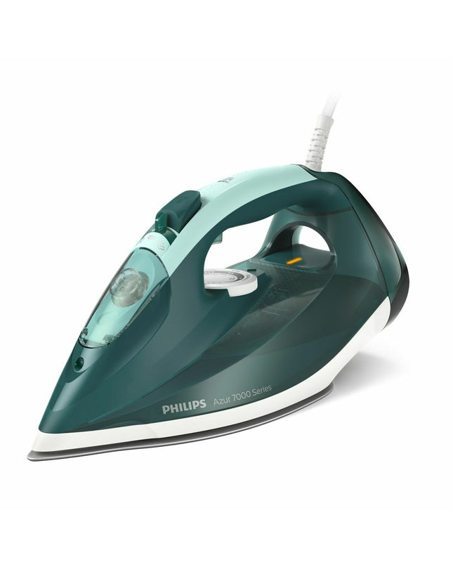 Philips DST7031/70 steam iron with digital controls and ergonomic handle, designed for efficient home ironing and garment care.