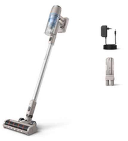Philips Steelstofzuiger XC2011/01 with vacuum hose and attachments for home cleaning and floor maintenance.