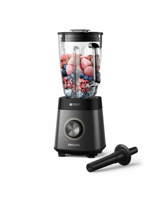 Philips HR3040/00 black 1200W handheld mixer with 2L bowl for home cooking and small electrical kitchen appliances.