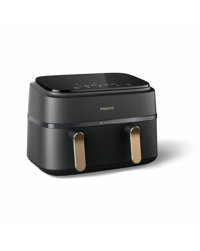 Philips NA352/00 9L air fryer for home cooking, compact electric appliance with digital controls and large capacity.