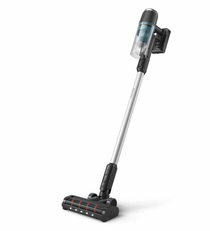 Philips Steelstofzuiger XC3031/01 for home cleaning, featuring a sleek design and dustbin, ideal for vacuuming floors and surfaces.