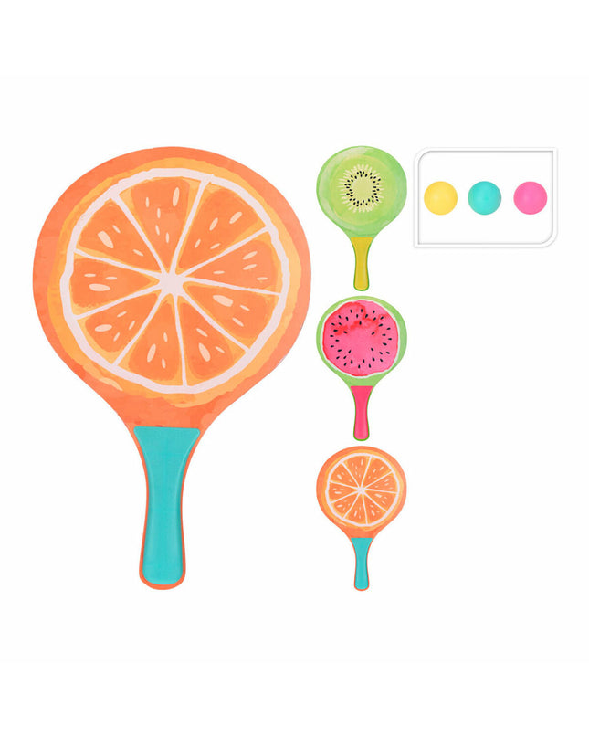 BigBuy Outdoor strand scoops with ball for outdoor play, featuring colorful plastic design for kids' beach or yard fun.