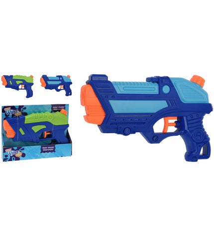 Colorful 22cm BigBuy Fun water pistol for outdoor play, featuring a compact design and vibrant colors, ideal for summer water fights.