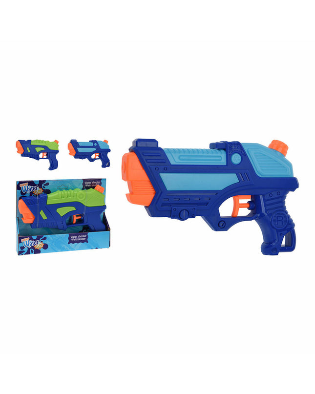 Colorful 22cm BigBuy Fun water pistol for outdoor play, featuring a compact design and vibrant colors, ideal for summer water fights.