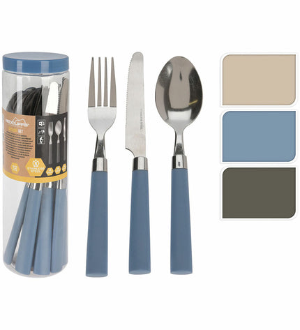 Redcliffs camping and outdoor gear set with 12 components for hiking and camping adventures, including tools and accessories