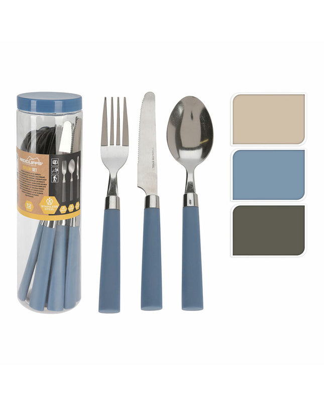 Redcliffs camping and outdoor gear set with 12 components for hiking and camping adventures, including tools and accessories