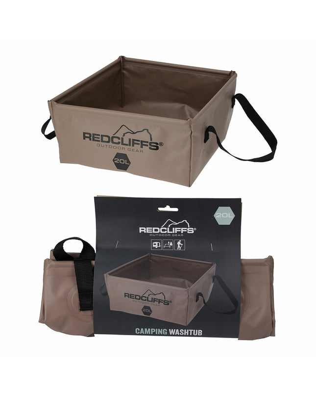 Lifetime Waterdrager 20L foldable water carrier for outdoor camping and hiking, lightweight and durable for outdoor adventures.