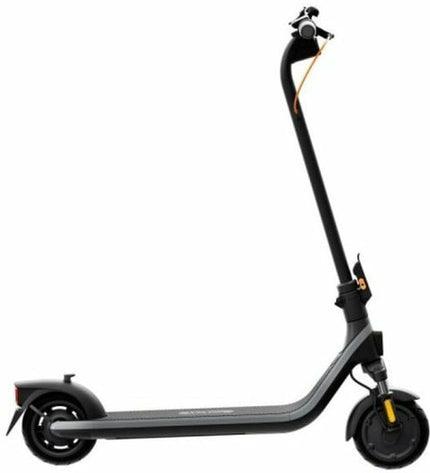Segway E2 Plus II electric scooter in black, 500W motor, designed for urban mobility and outdoor sports, shown on city street