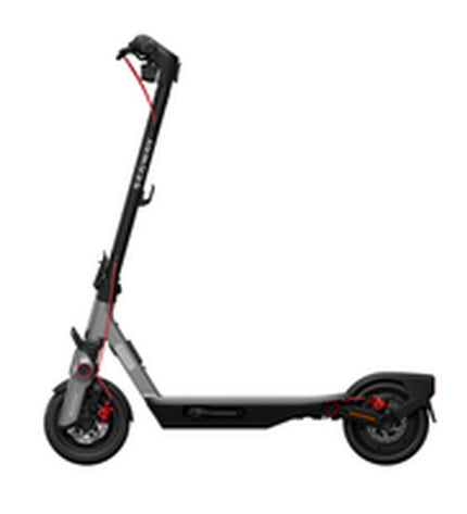 Black Segway electric scooter for urban mobility, 25 km/h, designed for sport and outdoor city commuting.