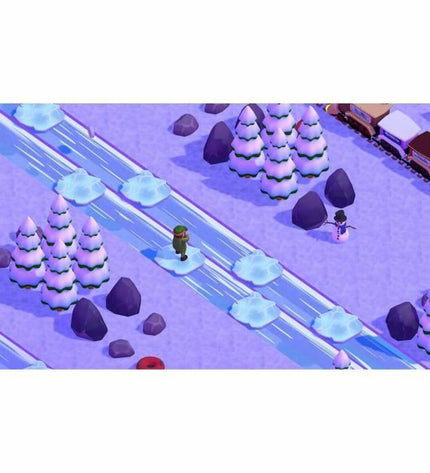 Just For Games Winter Games Collection Switch video game console with colorful winter-themed design and packaging.