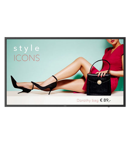 Philips 55-inch Full HD Smart TV with sleek bezel, displaying vibrant image, suitable for home cinema and entertainment.