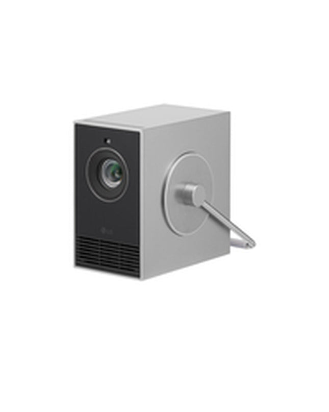 LG HU710PB full HD projector with 500 lumens, compact electronic device for home theater and video entertainment.