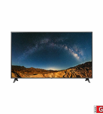 LG 43-inch 4K Ultra HD LED Smart TV with slim bezel and sleek design, ideal for home entertainment and video streaming.