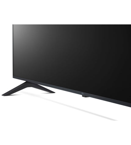 LG 50-inch 4K Ultra HD LED Smart TV displaying vibrant screen with sleek black bezel and slim profile