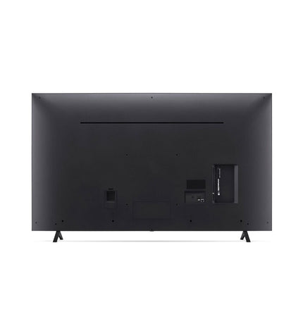 LG 50-inch 4K Ultra HD LED Smart TV displaying vibrant colors and a sleek black frame, ideal for home entertainment.