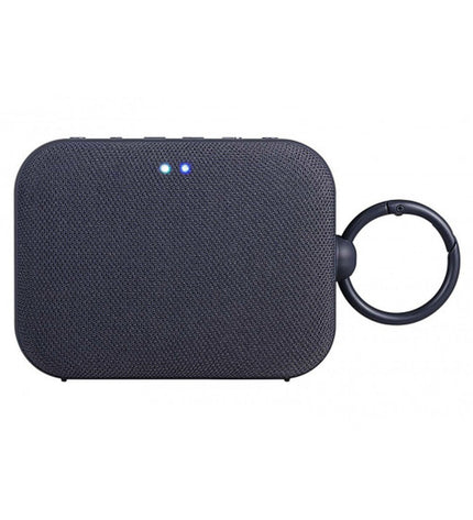 LG GOPN1 black portable speakers with 3W and 4W audio output, compact design, and modern electronic audio equipment.