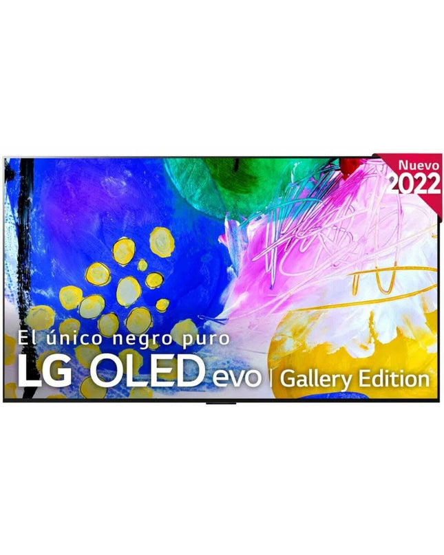 LG 97-inch 4K Ultra HD OLED Smart TV with AMD FreeSync, sleek electronic TV for home theater and entertainment.