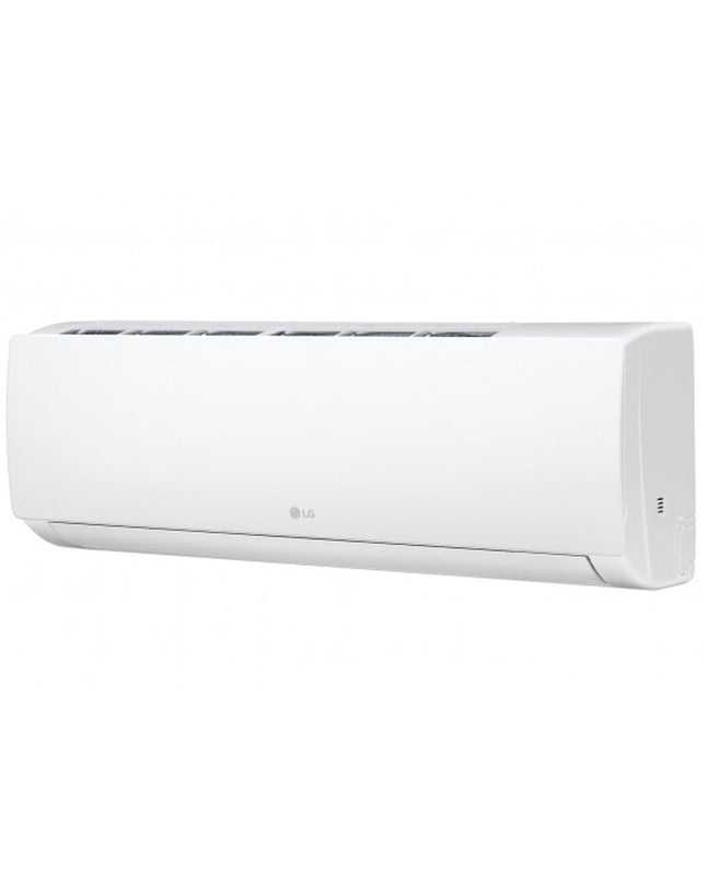 LG portable air conditioner from the LGSMART12.SET series, shown in a home setting, designed for cooling and comfort.