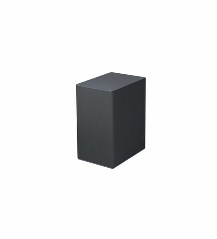 LG SC9S black soundbar with 400W power, sleek electronic audio and hifi equipment for immersive sound.
