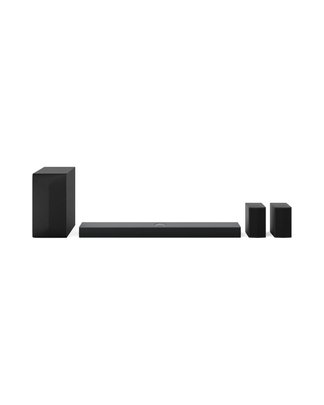 LG S70TR.Zwart 500W soundbar with sleek black design, compact audio and hi-fi equipment for home theater and enhanced sound quality