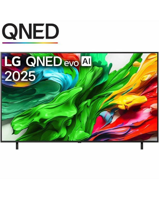 LG 55QNED87A6B 55-inch 4K Ultra HD LED Smart TV with HDR, Edge-LED backlighting, and AMD FreeSync technology.