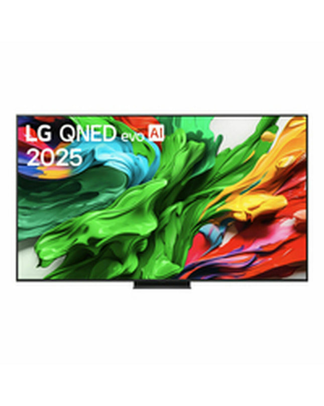 LG 86-inch QNED86A6A 4K Ultra HD LED Smart TV displaying vibrant HDR content with slim bezels and a modern design.