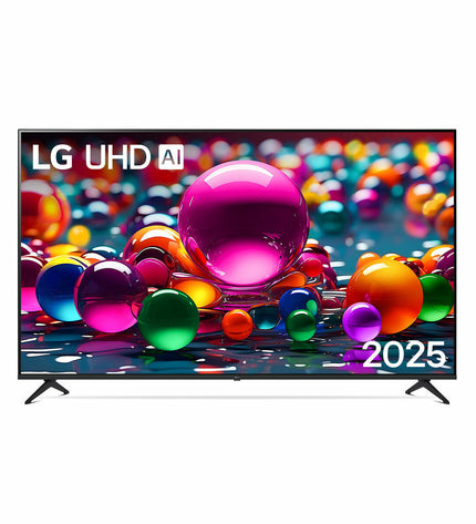 LG 75-inch 4K Ultra HD LED Smart TV, modern electronics with sleek black bezel and slim design for home entertainment.