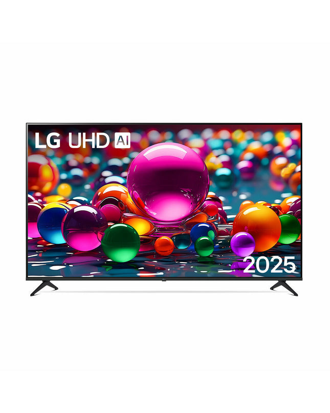 LG 75-inch 4K Ultra HD LED Smart TV, modern electronics with sleek black bezel and slim design for home entertainment.