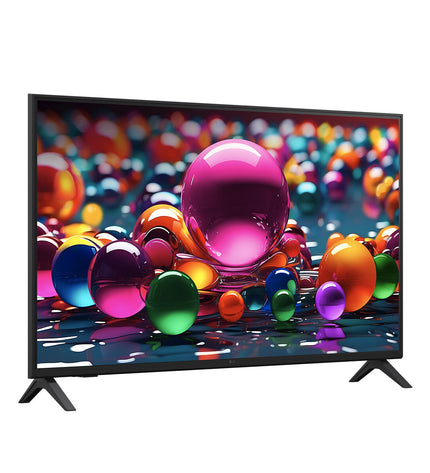 LG 43-inch 4K Ultra HD LED Smart TV for home entertainment, displaying vibrant picture quality and sleek design.