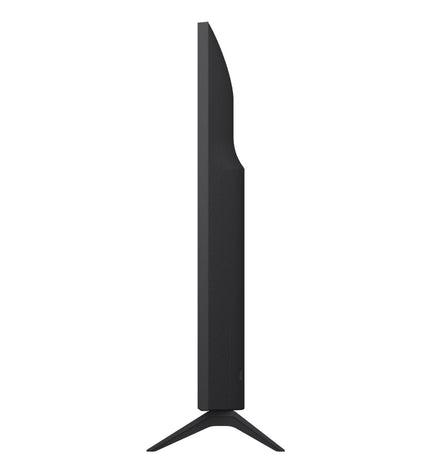 LG 43-inch 4K Ultra HD LED Smart TV showcasing a sleek black screen with a slim modern frame.