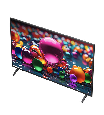 LG 55-inch 4K Ultra HD LED Smart TV, modern electronics with sleek black screen and slim bezel for home entertainment.